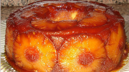 Bolo de Ananás com Caramelo
